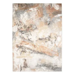 Teppich Abstrakt - Xavier Brush Grau Bunt