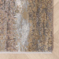 Teppich Abstrakt - Xavier Scratch Taupe Rot