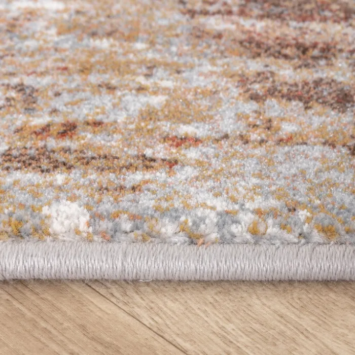 Teppich Abstrakt - Xavier Scratch Taupe Rot