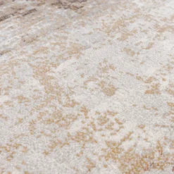 Teppich Abstrakt - Xavier Scratch Taupe Rot