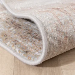 Teppich Abstrakt - Xavier Scratch Taupe Rot