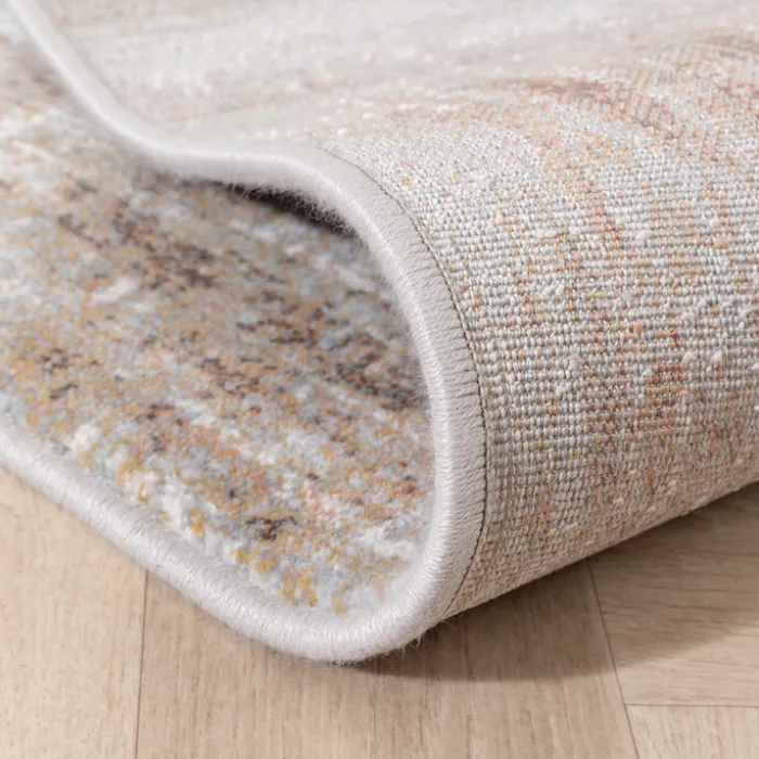 Teppich Abstrakt - Xavier Scratch Taupe Rot