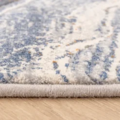 Teppich Abstrakt - Xavier Wave Blau Grau