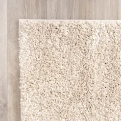 Teppich Hochflor - Lofty Creme Weiß