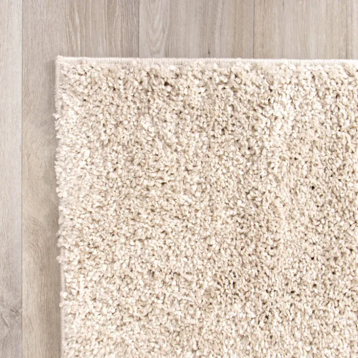 Teppich Hochflor - Lofty Creme Weiß