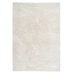 Teppich Hochflor - Lofty Creme Weiß