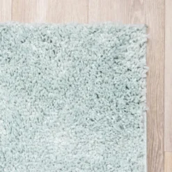 Teppich Hochflor - Lofty Hellblau Türkis