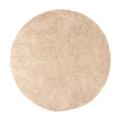 Teppich Hochflor Rund - Lofty Beige