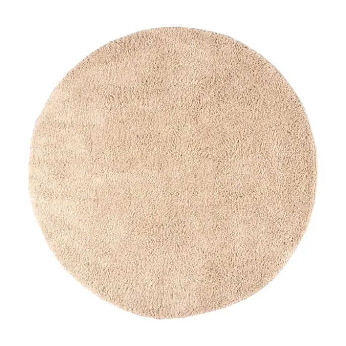 Teppich Hochflor Rund - Lofty Beige
