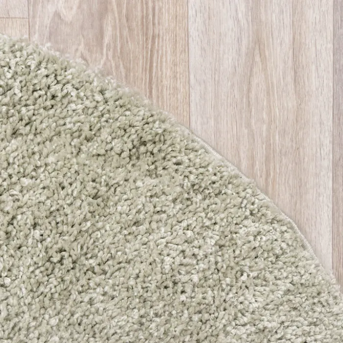 Teppich Hochflor Rund - Lofty Mint