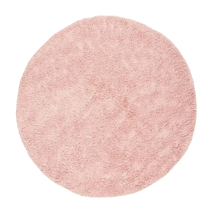 Teppich Hochflor Rund - Lofty Rosa