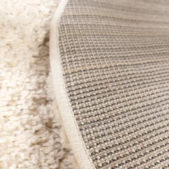 Teppich Hochflor Rund - Wish Creme
