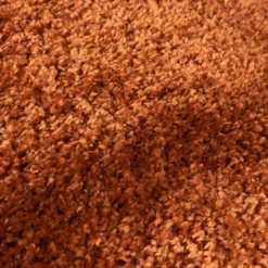 Teppich Hochflor Rund - Wish Terracotta