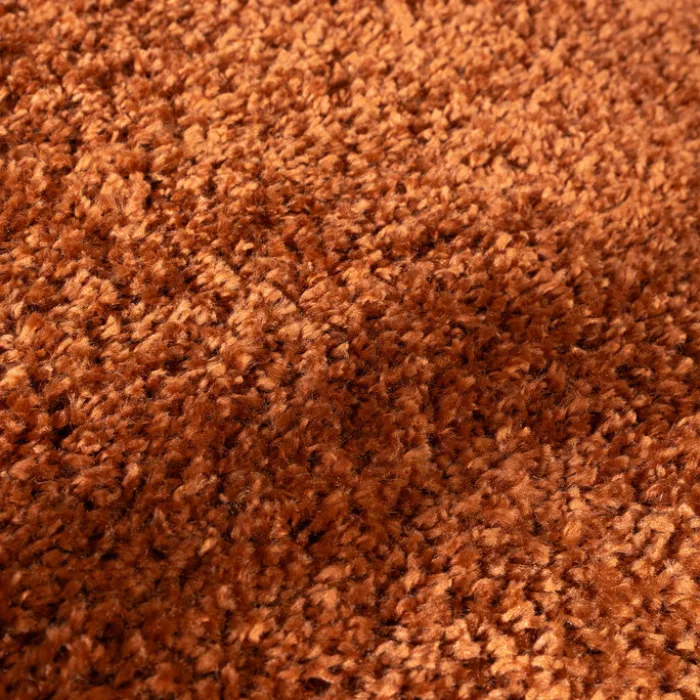 Teppich Hochflor Rund - Wish Terracotta