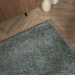 Teppich Hochflor - Wish Blau Grün