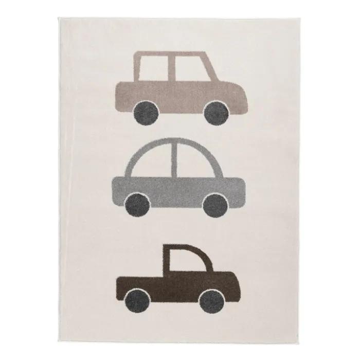Teppich Kinderzimmer - Bowie Auto Creme