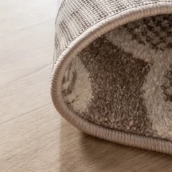 Teppich Kinderzimmer - Bowie Blume Taupe