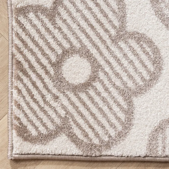 Teppich Kinderzimmer - Bowie Blume Creme