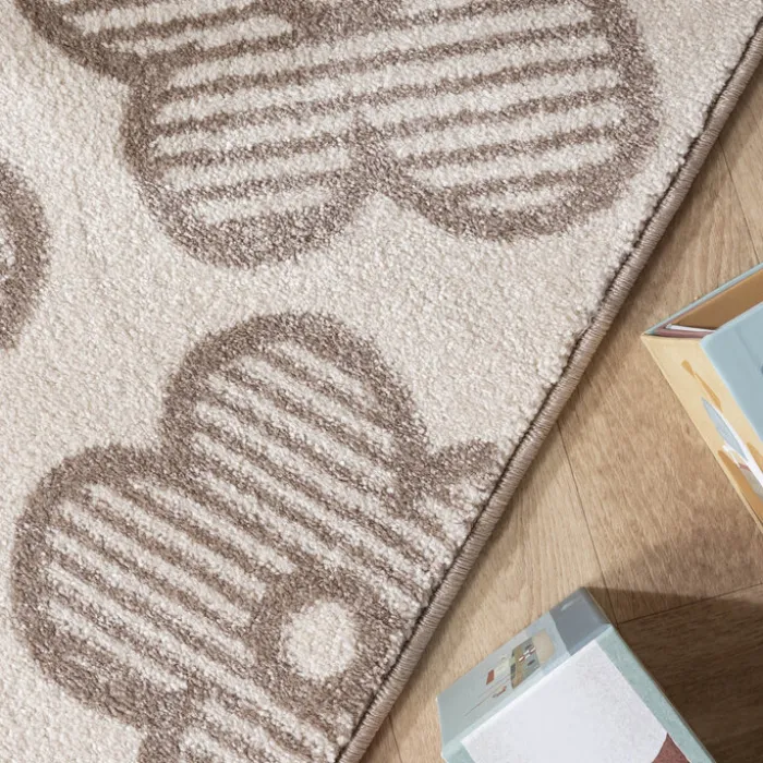 Teppich Kinderzimmer - Bowie Blume Creme