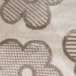 Teppich Kinderzimmer - Bowie Blume Creme