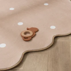 Teppich Kinderzimmer - Cloudy Dots Beige