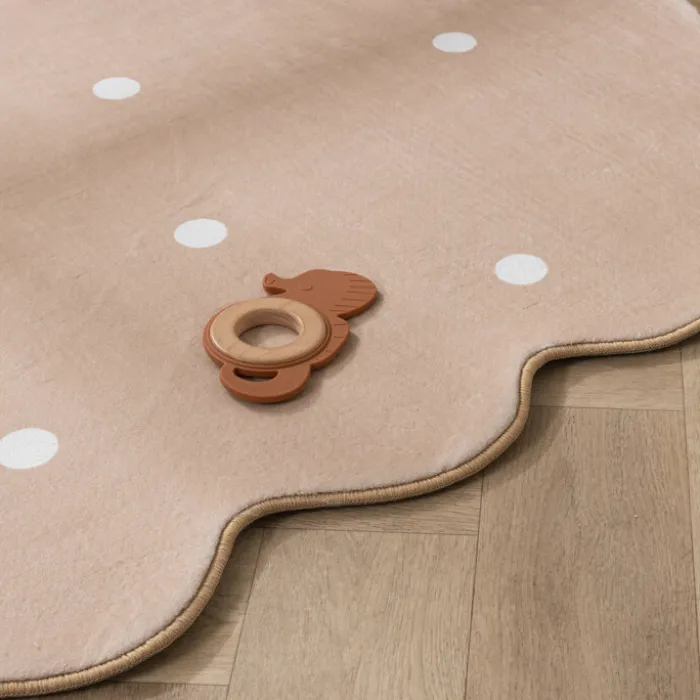 Teppich Kinderzimmer - Cloudy Dots Beige