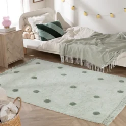 Teppich Kinderzimmer - Lou Dots Grün
