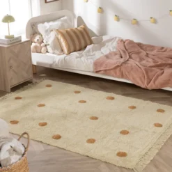 Teppich Kinderzimmer - Lou Dots Gelb
