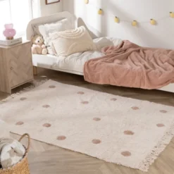Teppich Kinderzimmer - Lou Dots Taupe