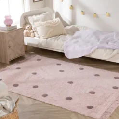 Teppich Kinderzimmer - Lou Dots Lila