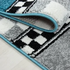 Teppich Kinderzimmer - MilaAuto Blau