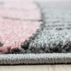 Teppich Kinderzimmer Rund - Anna Bär Rosa