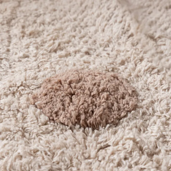 Teppich Kinderzimmer Rund - Lou Dots Taupe