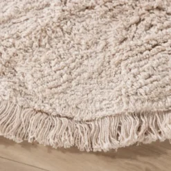 Teppich Kinderzimmer Rund - Lou Dots Taupe