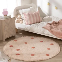 Teppich Kinderzimmer Rund - Lou Dots Terra