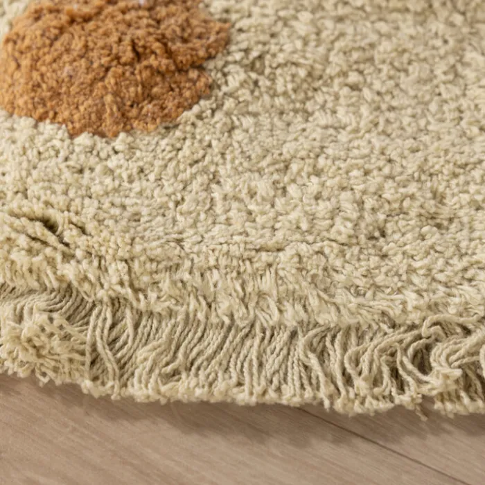 Teppich Kinderzimmer Rund - Lou Dots Gelb