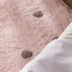 Teppich Kinderzimmer Rund - Lou Dots Lila