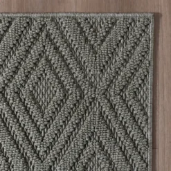 Teppich Läufer - Hidde 3D Diamond Grün