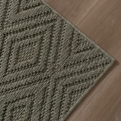 Teppich Läufer - Hidde 3D Diamond Grün