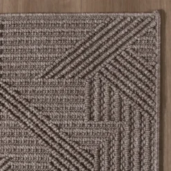 Teppich Läufer - Hidde 3D Maze Taupe