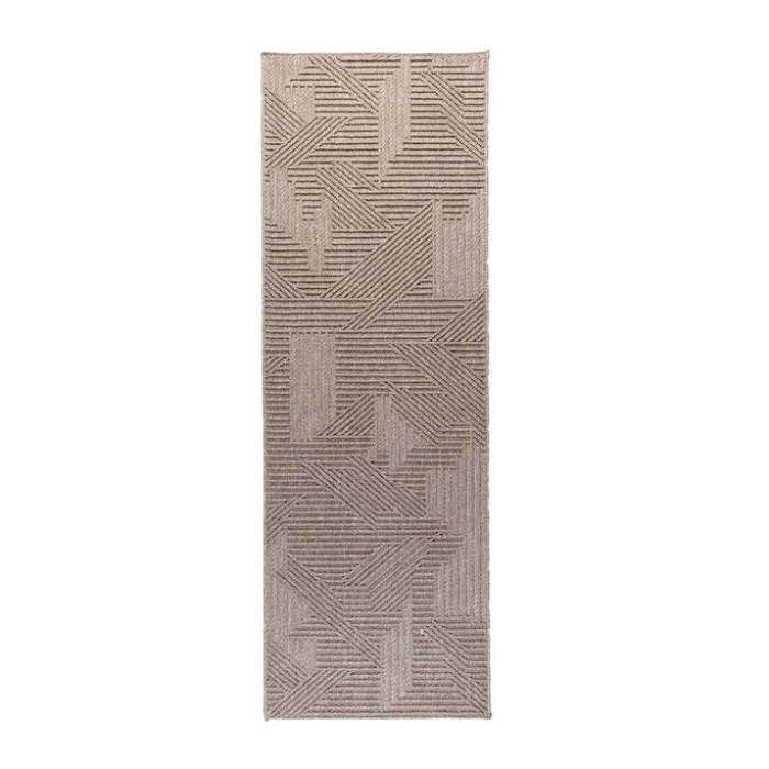 Teppich Läufer - Hidde 3D Maze Taupe