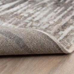 Teppich Modern - Hendrix Grunge Creme Grau