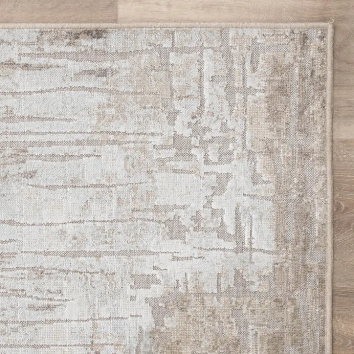 Teppich Modern - Hendrix Grunge Creme Grau