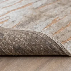 Teppich Modern - Hendrix Grunge Creme Terracotta