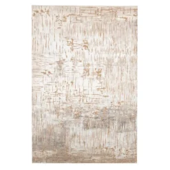 Teppich Modern - Hendrix Grunge Creme Terracotta