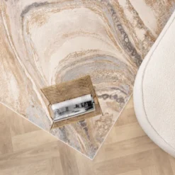 Teppich Modern - Leonore Noce Creme Braun