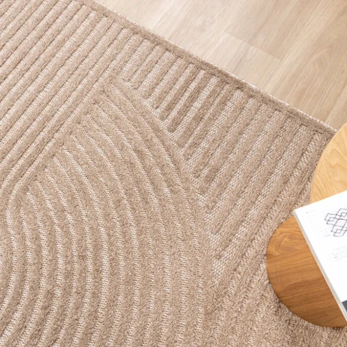 Teppich Modern - Nori Curves Taupe