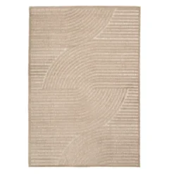 Teppich Modern - Nori Curves Taupe