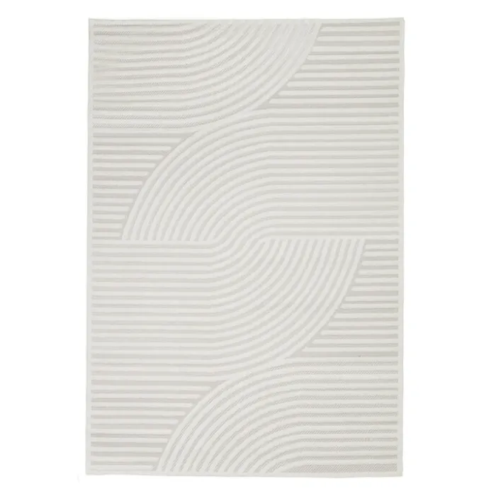 Teppich Modern - Nori Curves Weiß