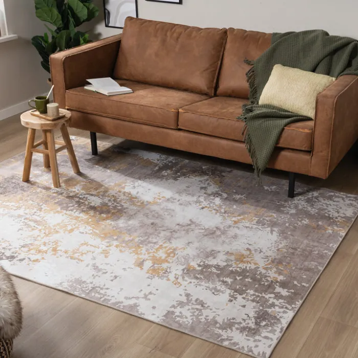 Teppich Modern - Sarge Taupe Gelb